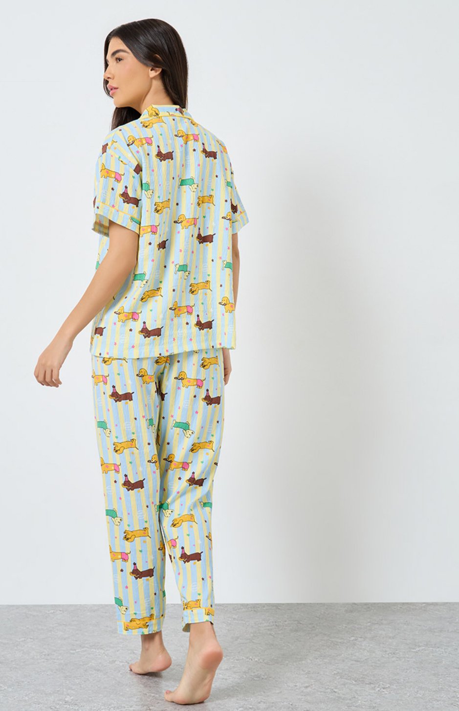 Pijama camisero 3 piezas