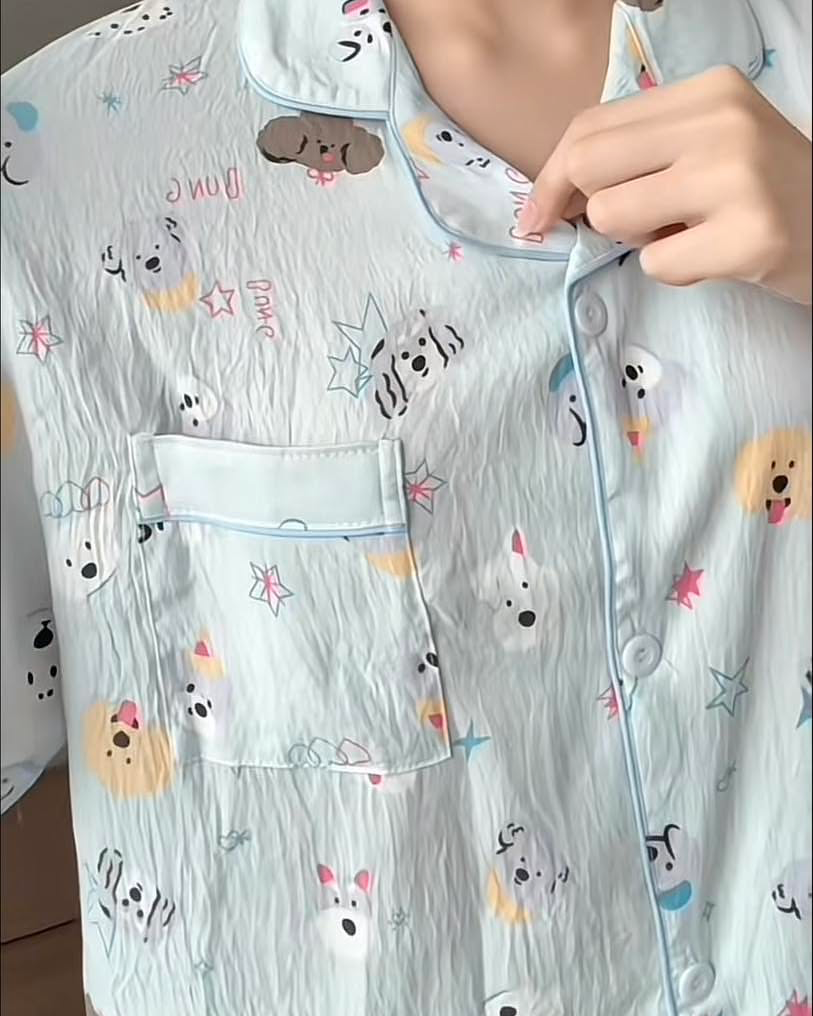 Pijama camisero 3 piezas