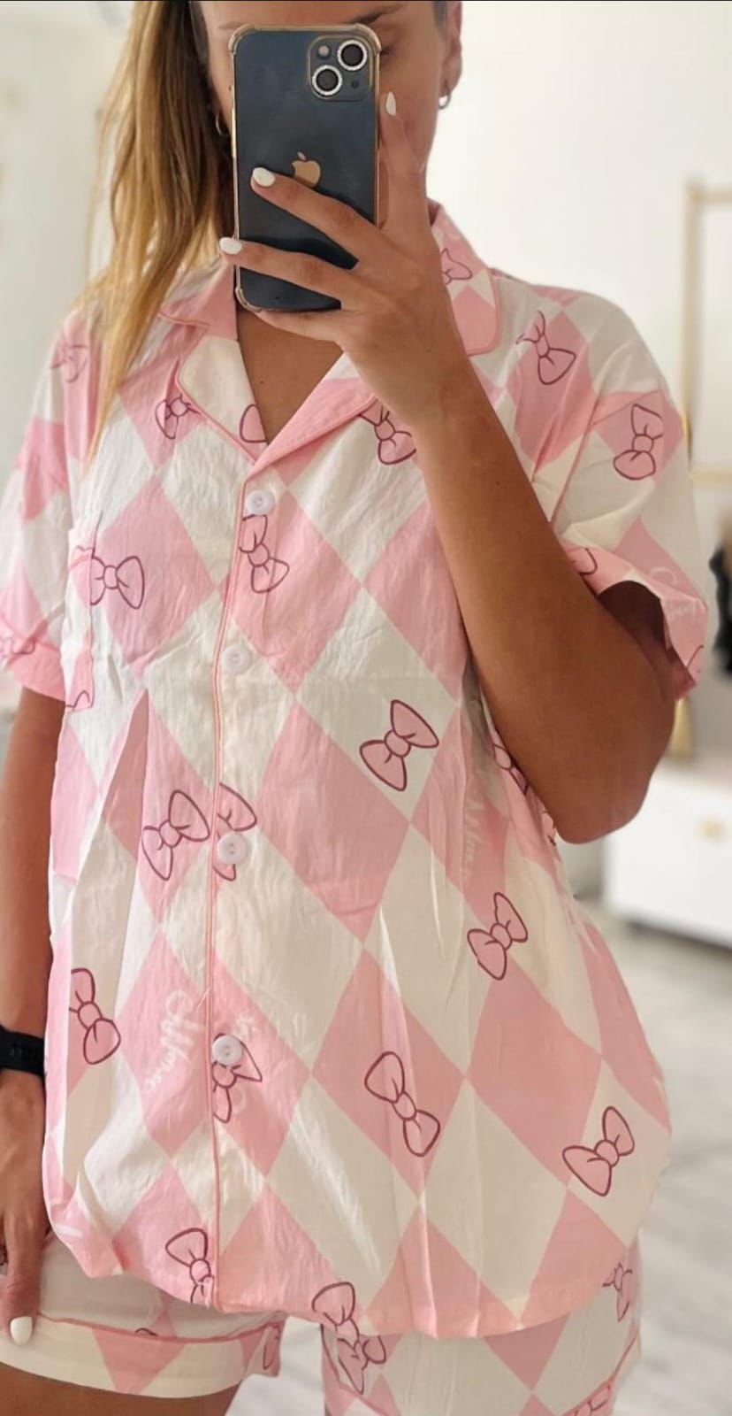 Pijama camisero 3 piezas