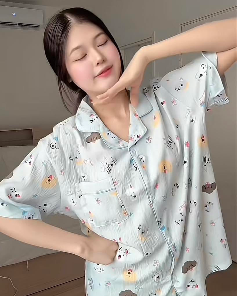 Pijama camisero 3 piezas