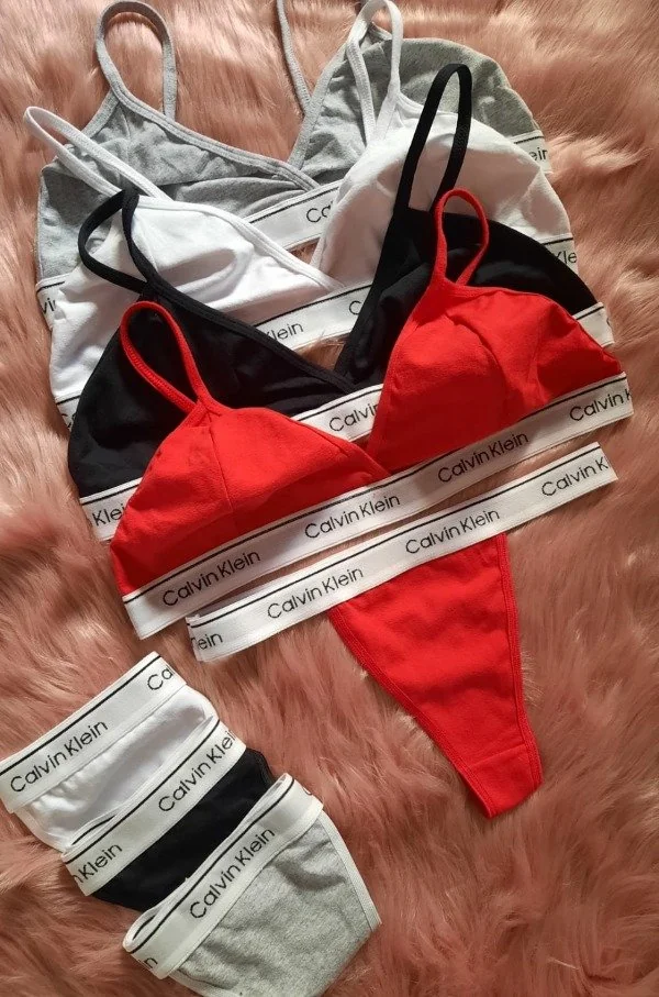 Conjunto de lencería Calvin Klein y less